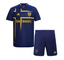 Boca Juniors Koszulka Trzecia dzieci 2024-25 Krótki Rękaw (+ krótkie spodenki)
